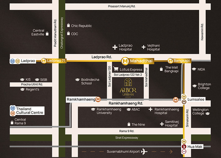 ARBOR URBAN Ladprao by ARBOR DEVELOPMENT MRT Ladprao, Bangkok, Thailand